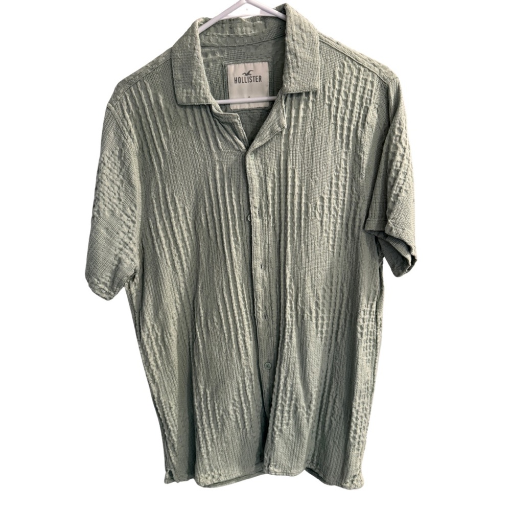 Hollister Men's Green Shirt Size Small (Mint Condition)
